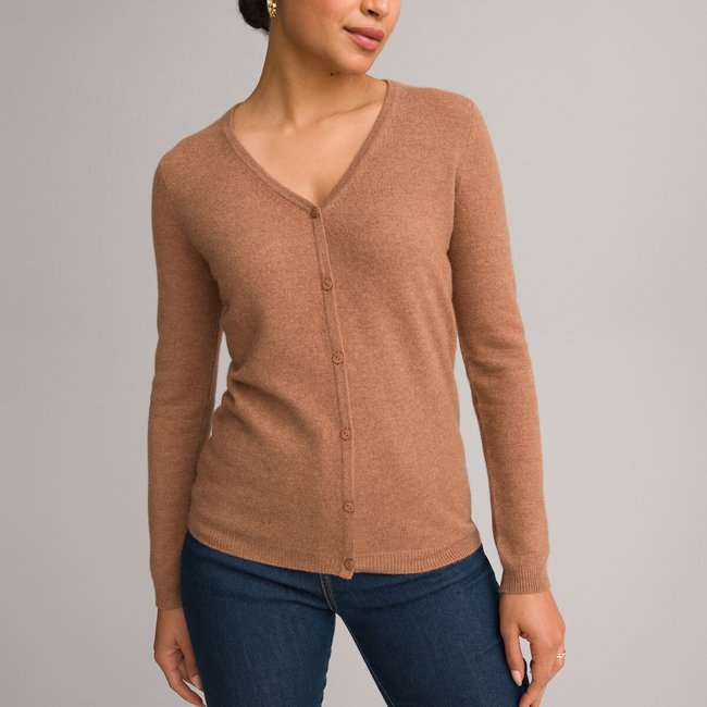 Gilet, fine maille pur cachemire - ANNE WEYBURN