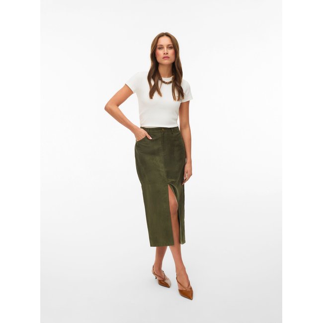 Jupe olive night <span itemprop=