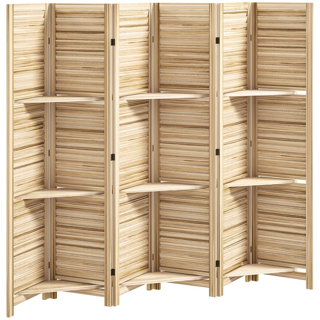 Cloison de séparation Bois de paulownia Bois Couleur bois naturel finition brûlée <span itemprop=