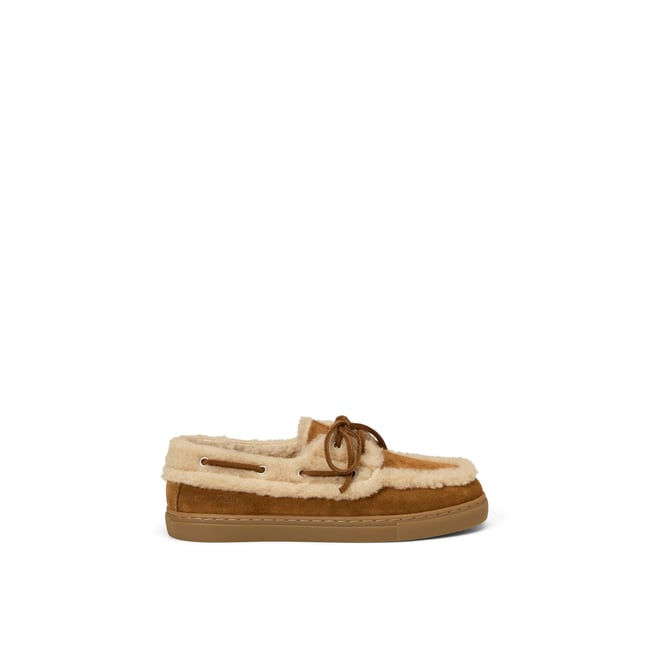 Chaussures de bateau, modèle Kara en cuir velours huilé - MARC O'POLO