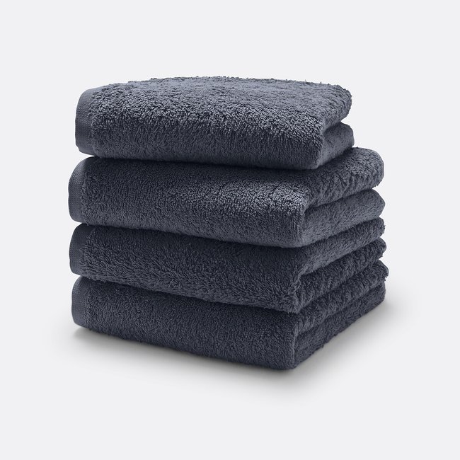 Lot 4 serviettes d'invité éponge 500g/m2,Scenario - LA REDOUTE INTERIEURS