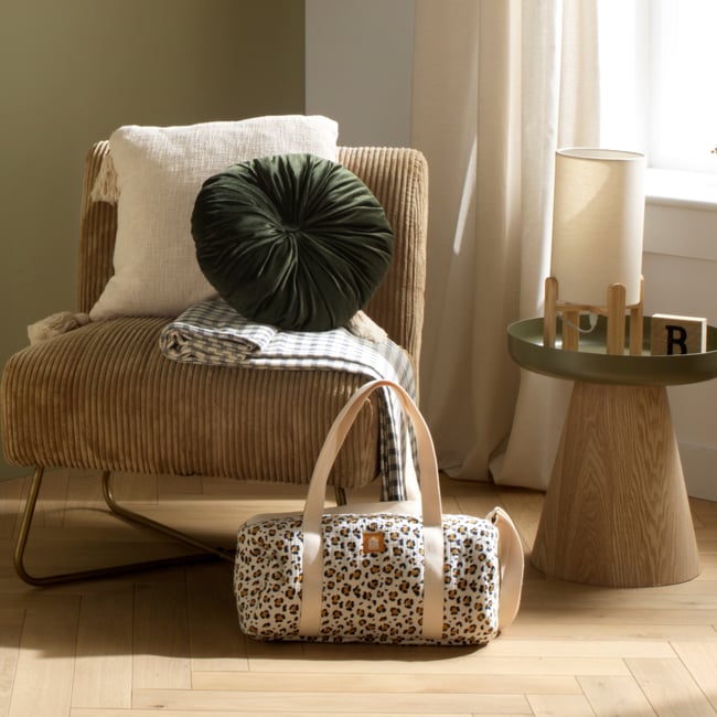 Sac bowling en gaze de coton léopard - PETIT CHOU - SAUTHON