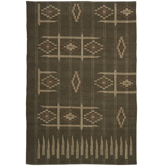 Tapis coton tissé à la main motif - MADAM STOLTZ