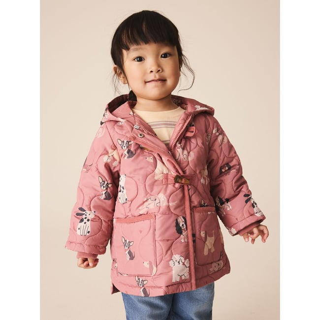 Duffle-coat déperlant à motif personnage rust dog <span itemprop=