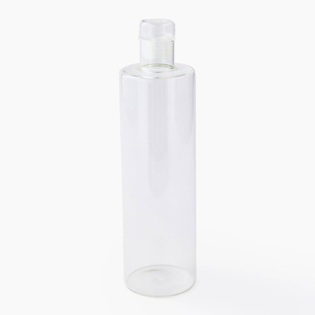 Bouteille en verre avec bouchon, 1L Couleur transparent <span itemprop=