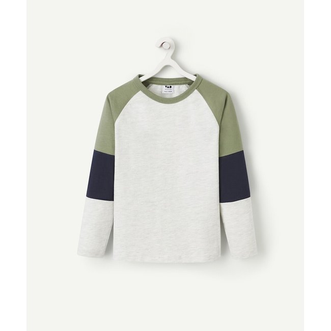 Long Sleeve T-Shirt, ecru/green, TAPE A L'OEIL