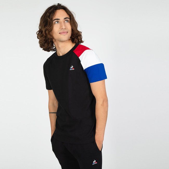 Camiseta de cuello redondo y manga corta negro <span itemprop=