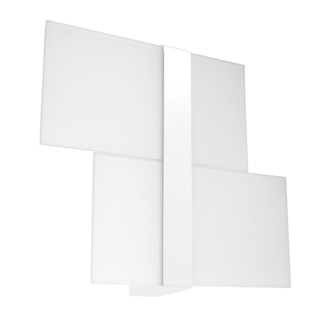 Applique Acier Blanc G9 2 Massimo Couleur blanc <span itemprop=