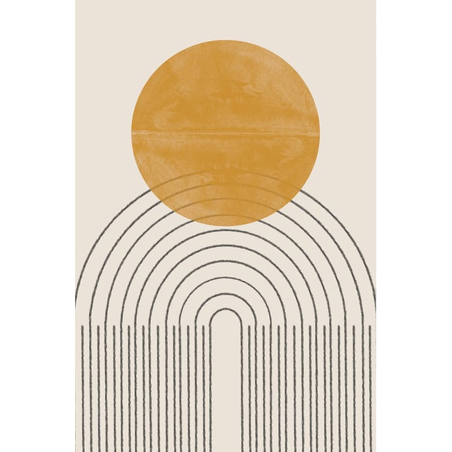 Tableau geometrique composition no 4 - HEXOA