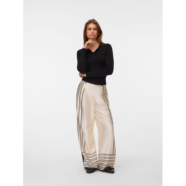Pantalon À Jambe Large birch <span itemprop=