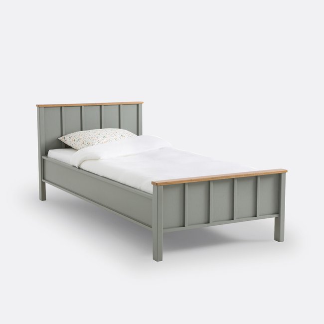 Letto con rete, Eugène grigio verde LA REDOUTE INTERIEURS
