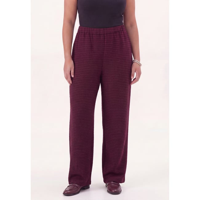 Pantalon Flare Fit violet <span itemprop=