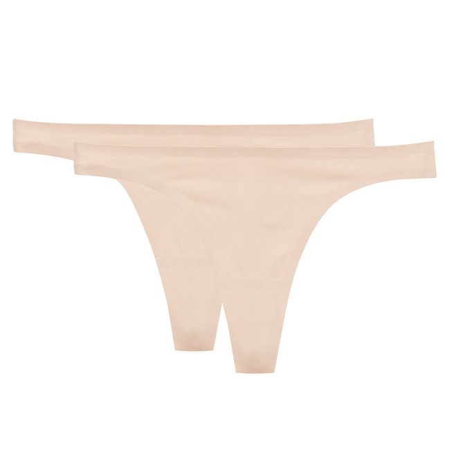 Lot de 2 strings en microfibre-Invisible - LA REDOUTE COLLECTIONS
