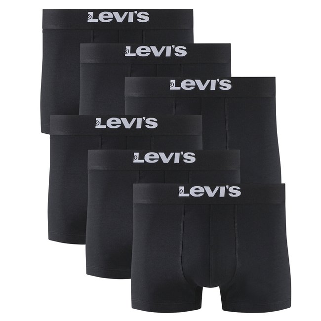 6er-Pack Boxerpants, unifarben schwarz <span itemprop=