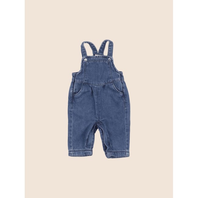 Salopette - Etat satisfaisant bleu <span itemprop=
