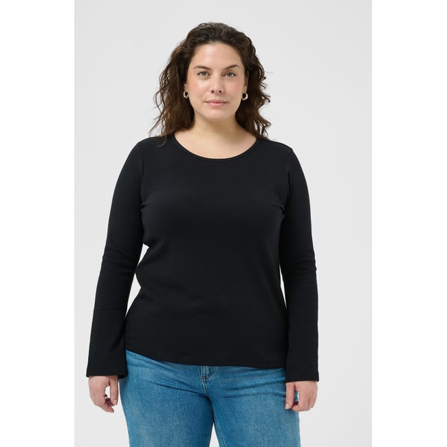 T-shirt à manches longues - KAFFE CURVE