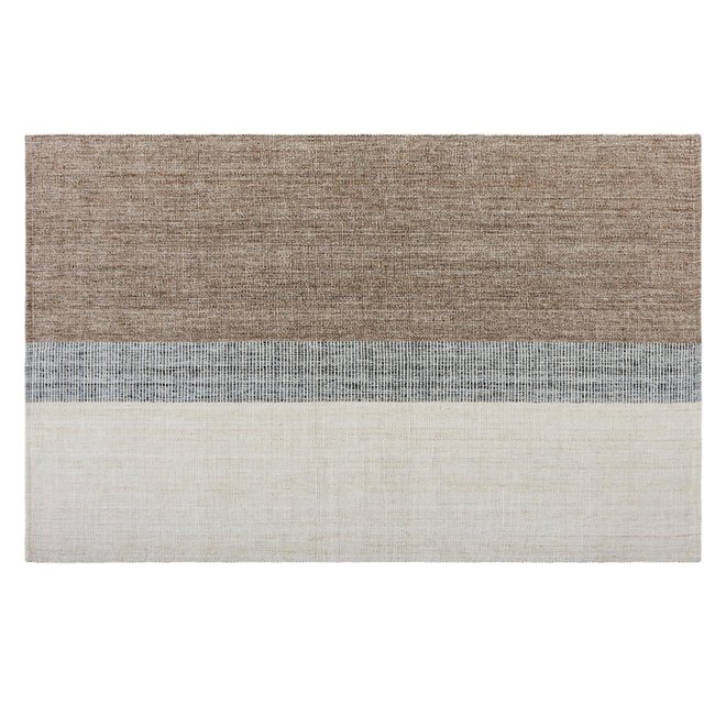 Descente de lit tissé plat MAURI Couleur beige <span itemprop=