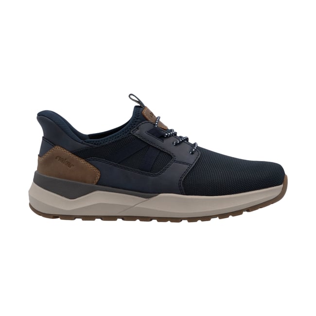 Basket Basse A Lacets Bergamo bleu <span itemprop=