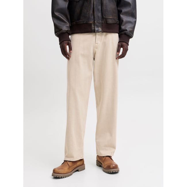 Jean Baggy Fit ecru <span itemprop=