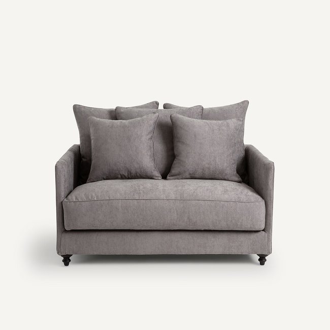 Canapé 2 pl convertible viscose-polyester, Lazare - AM.PM