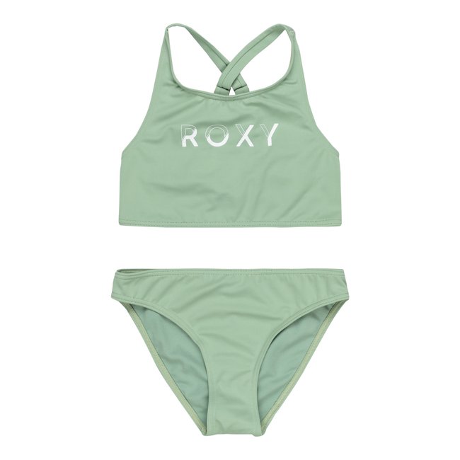 Maillot deux pièces SOLID ACTIVE. vert basil <span itemprop=