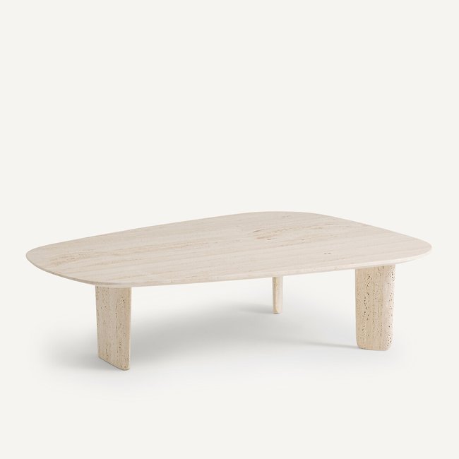 Salontafel in travertin, Dolmena <span itemprop=