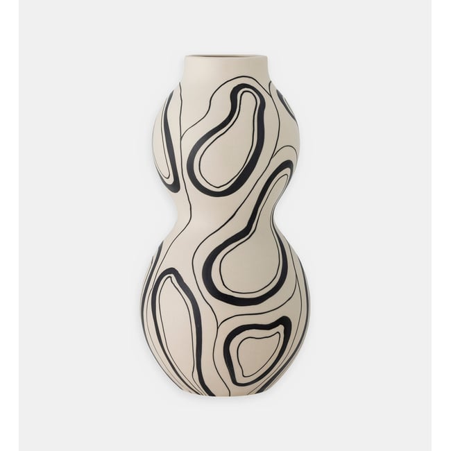 Vase Couleur blanc et noir <span itemprop=