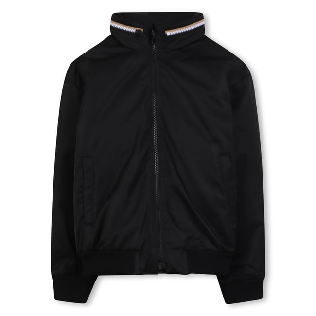 Veste à col montant black <span itemprop=