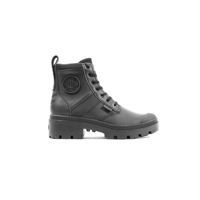 Boots en cuir Pallabase Army R Femme black <span itemprop=