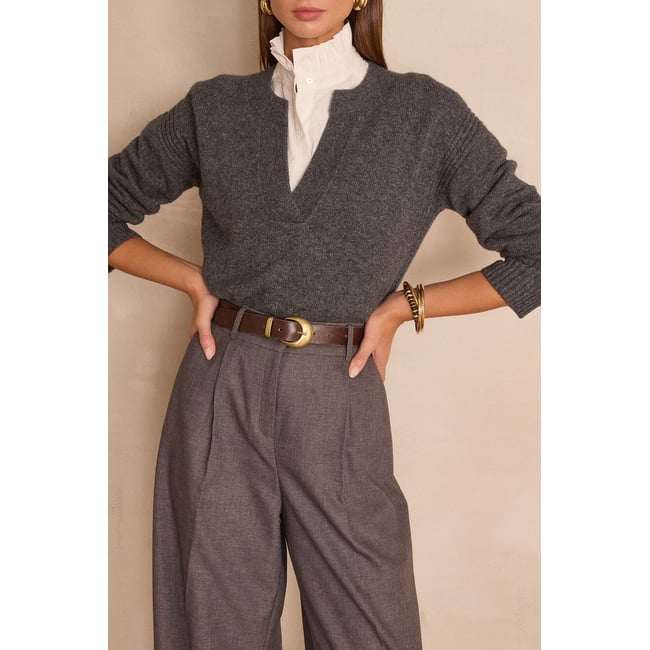 Pull col V BALTHAZAR en laine - Maison 123