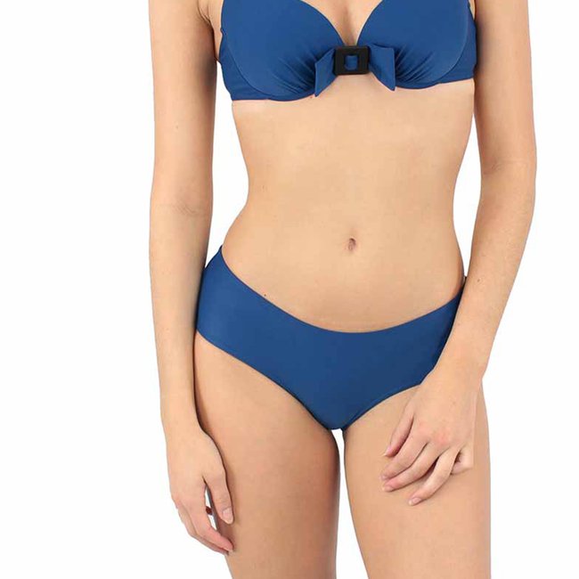 Bas de maillot shorty BELLE ILE bleu nuit <span itemprop=
