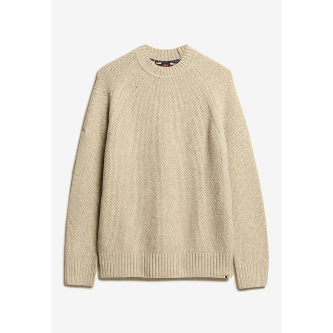 Pull épais beige <span itemprop=