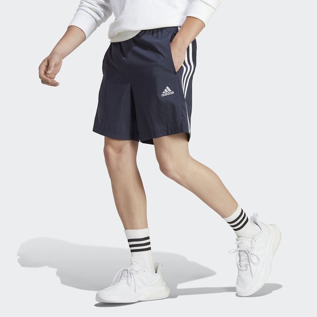 Aeroready essentials chelsea shorts with 3 stripes logo print navy blue Adidas Sportswear La Redoute