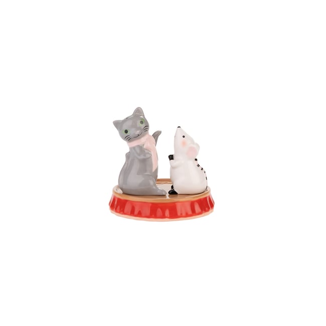 Cat & Mouse Salt & Pepper Set, multi-coloured, CATH KIDSTON