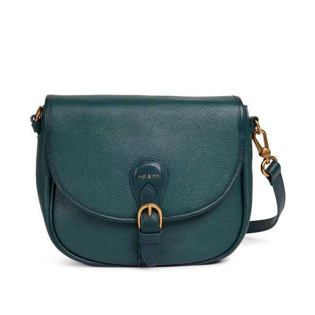 Sac à rabat en cuir OLIVIA - NAT & NIN