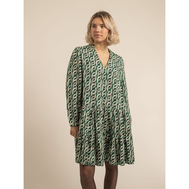 Robe Courte à Motifs Isciane - DONA LISA