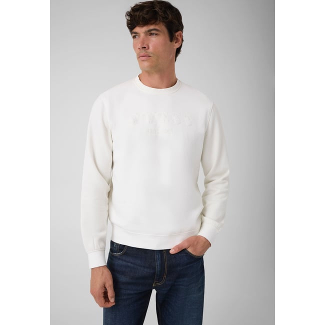 Sweatshirt Avec Logo Brodé - GUESS