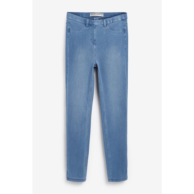 Legging En Denim Jersey Court Petite blanc vif <span itemprop=