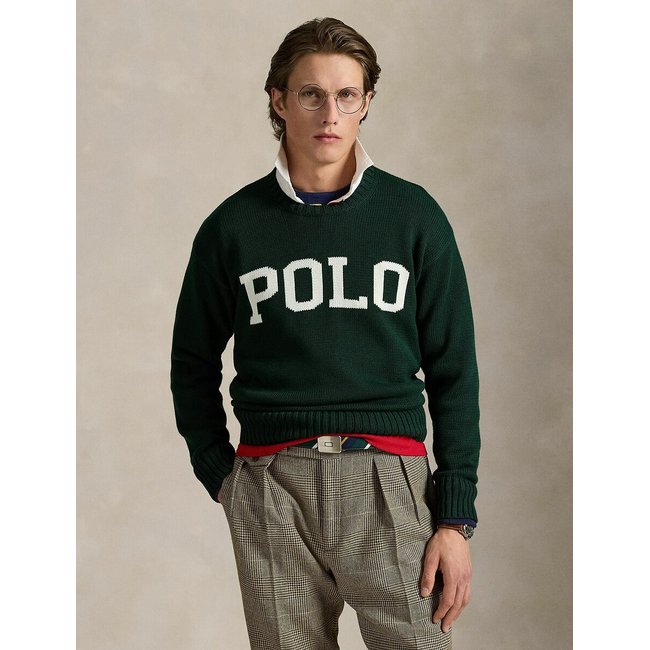 Maglione girocollo verde POLO RALPH LAUREN