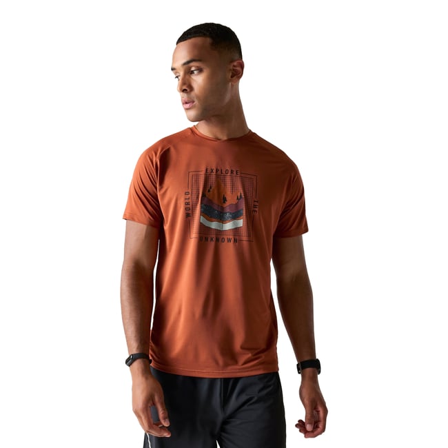 T-shirt motif/style superposé TECH épices arabes <span itemprop=