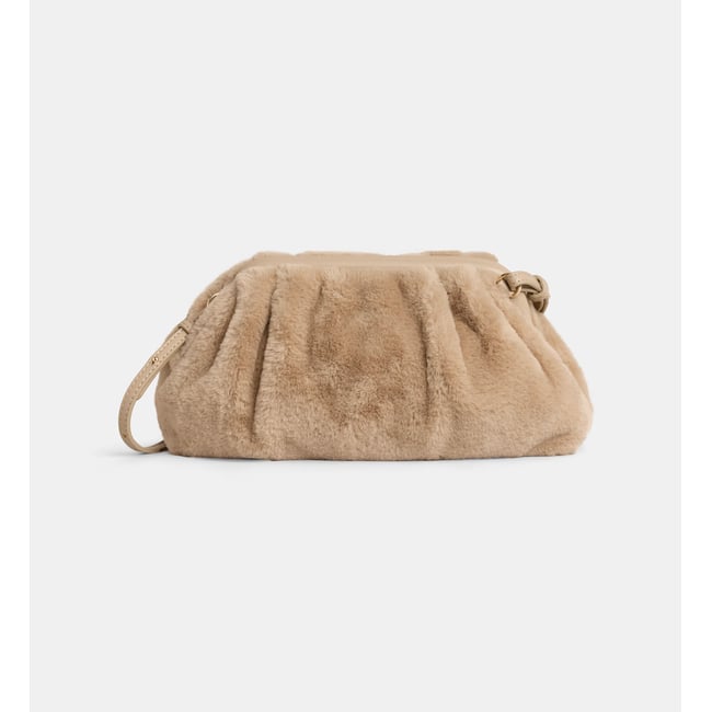 Sac à main anna fur  léopard - GALERIES LAFAYETTE
