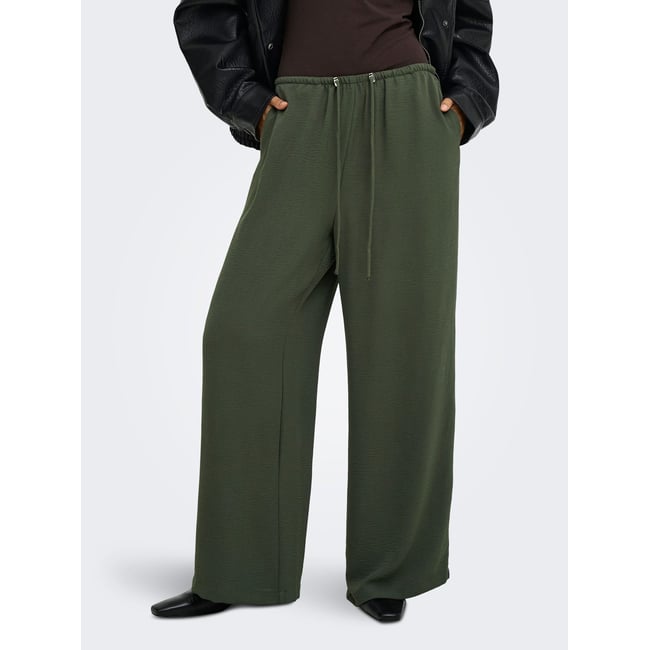 Pantalon À Jambe Large verte - kambaba 1 <span itemprop=