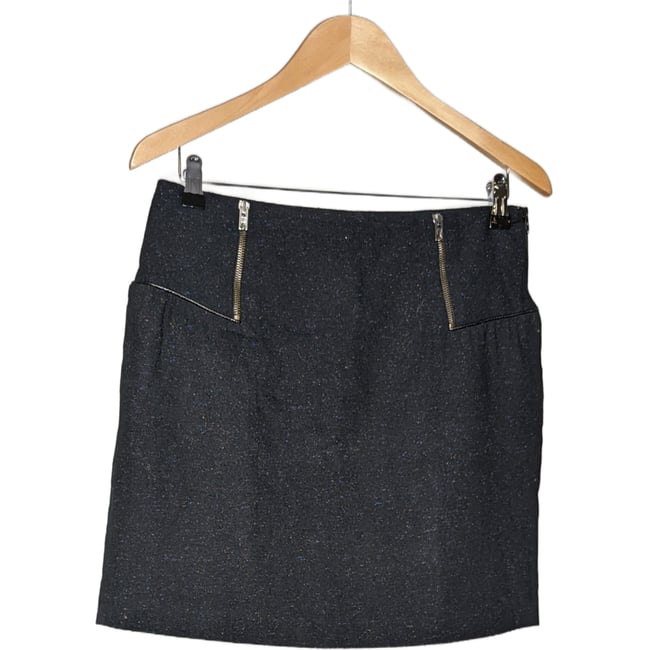 Jupe Jean Naf Naf Mauve - Taille 38 (M) - Neuve Lavée - Style Mini - Très Bonne Qualité