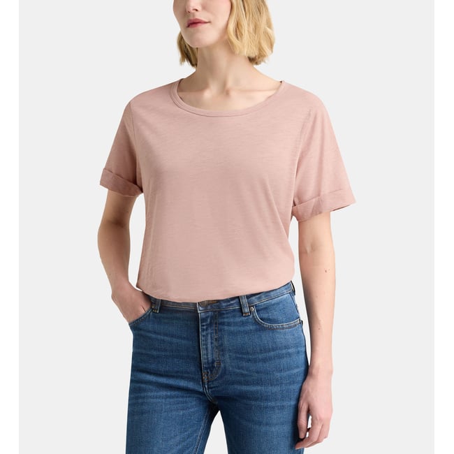 T-shirt cool asymétrique coton bio - GALERIES LAFAYETTE
