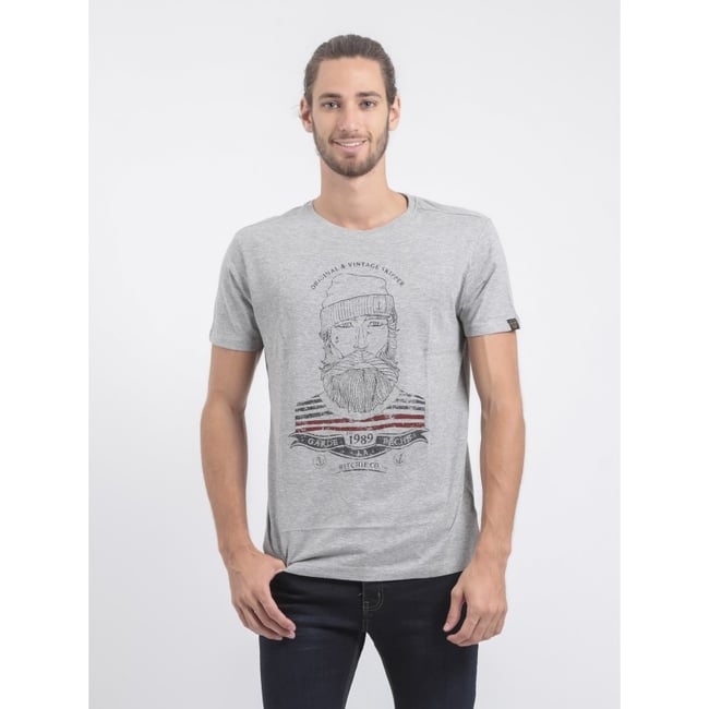 T-shirt Col Rond Pur Coton Jabrun - RITCHIE