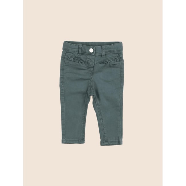 Pantalon - Très bon état vert <span itemprop=