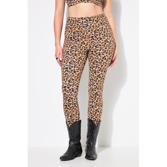 Collant de sport, longueur cheville beige <span itemprop=
