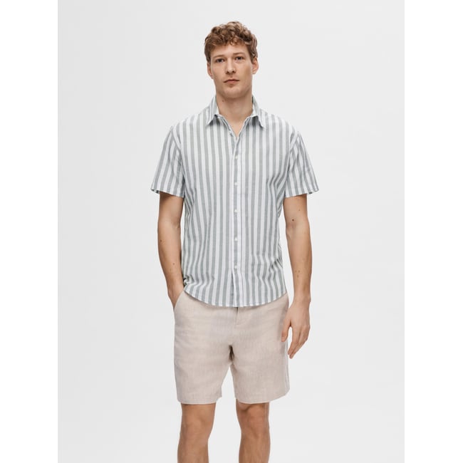 Selected Homme SLIMETHAN CLASSIC - Chemise classique - off-white/écru