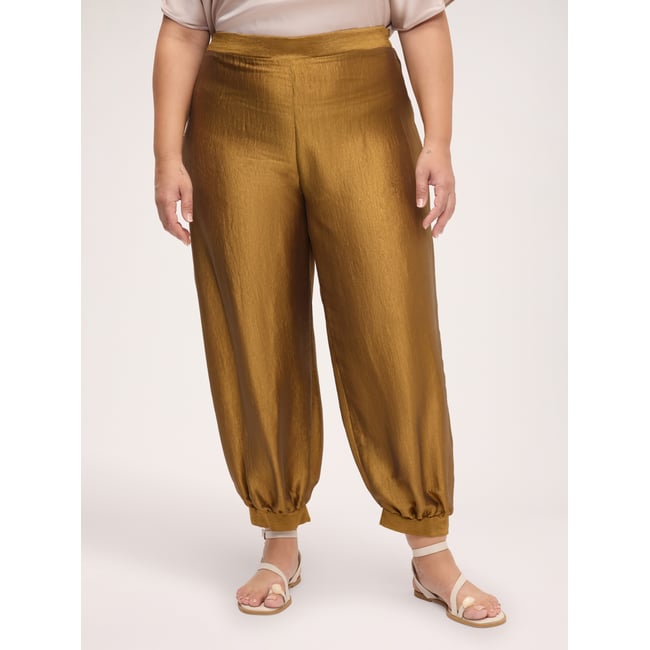 Pantalon Balloon à l'arabesque oro <span itemprop=