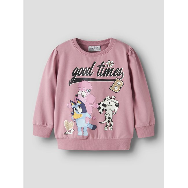 Sweat-Shirt Bluey lilas <span itemprop=